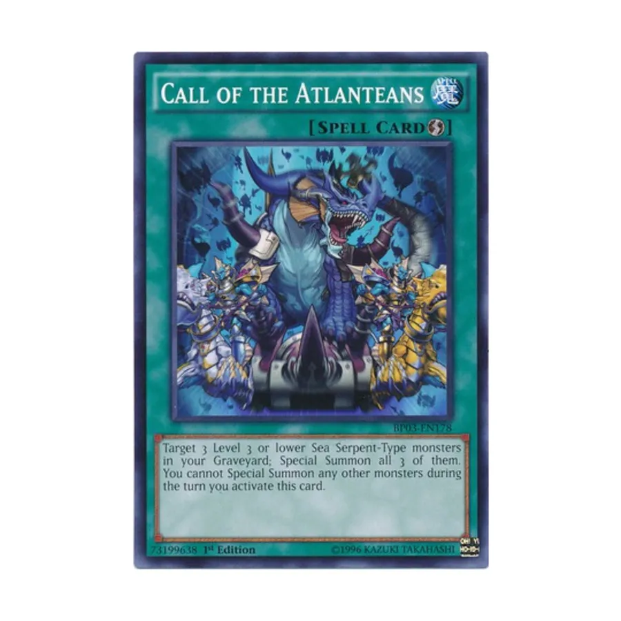

CCG Зов Атлантов (Обычный), Yu-Gi-Oh - Battle Pack 3 - Monster League - Singles
