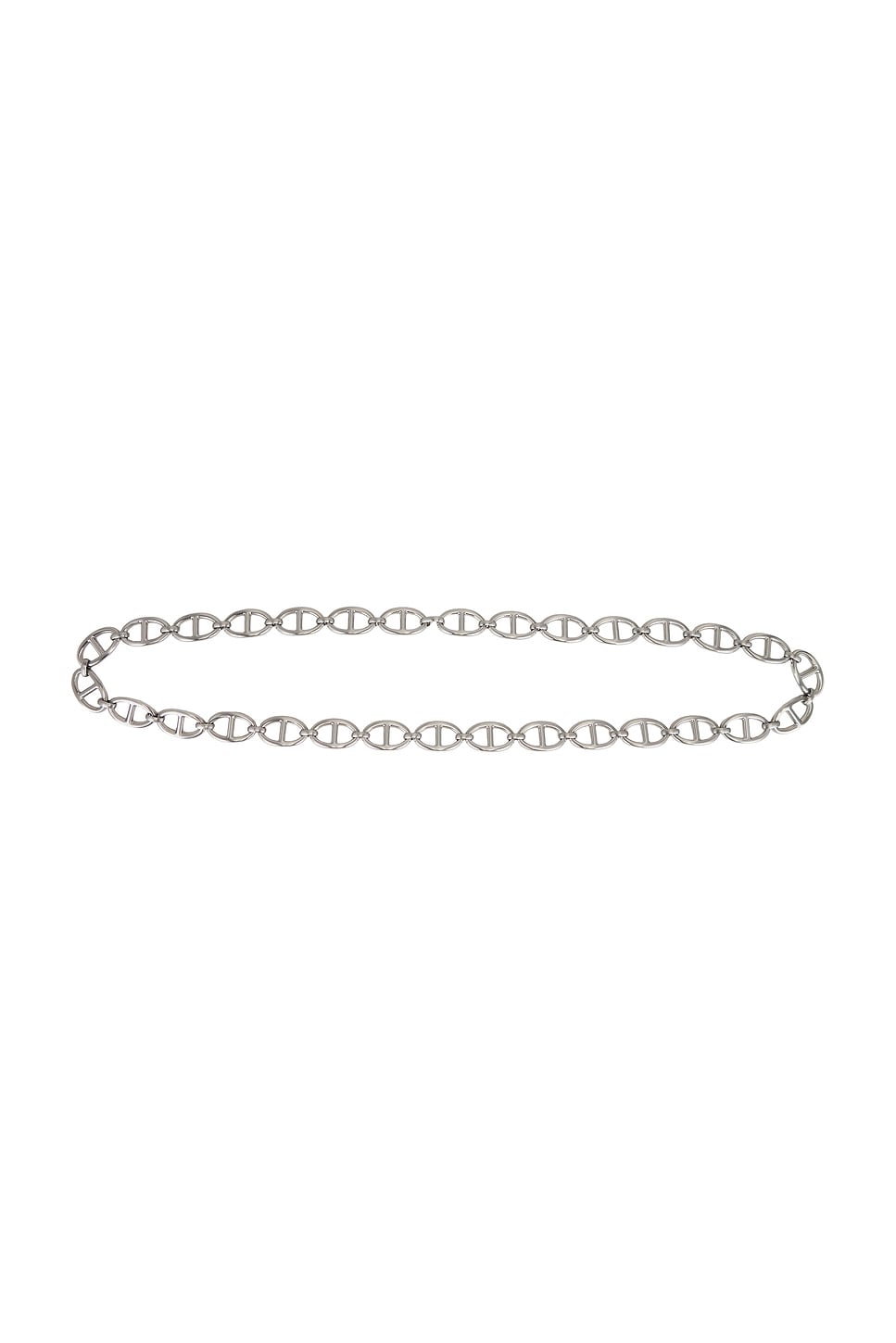 

Ремень-цепочка с открытыми звеньями Frame, silver