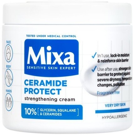 

Укрепляющий крем Ceramine Protect 400 мл (для очень сухой кожи) Mixa