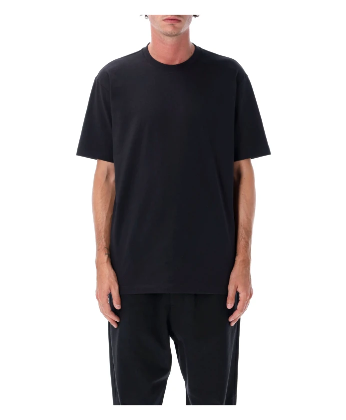 

Черная футболка с принтом, короткие рукава. Y-3, черный