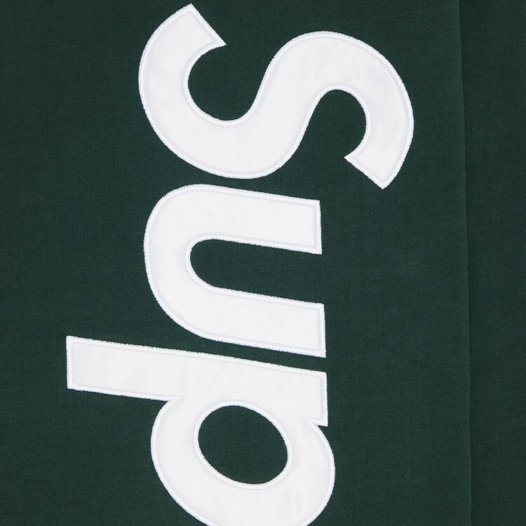 Спортивные брюки Supreme Satin Appliqué Sweatpant Dark Green, зеленый — фото 3