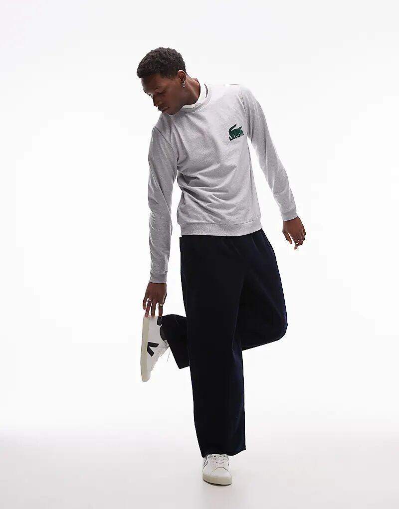 

Толстовка для отдыха серого цвета Lacoste