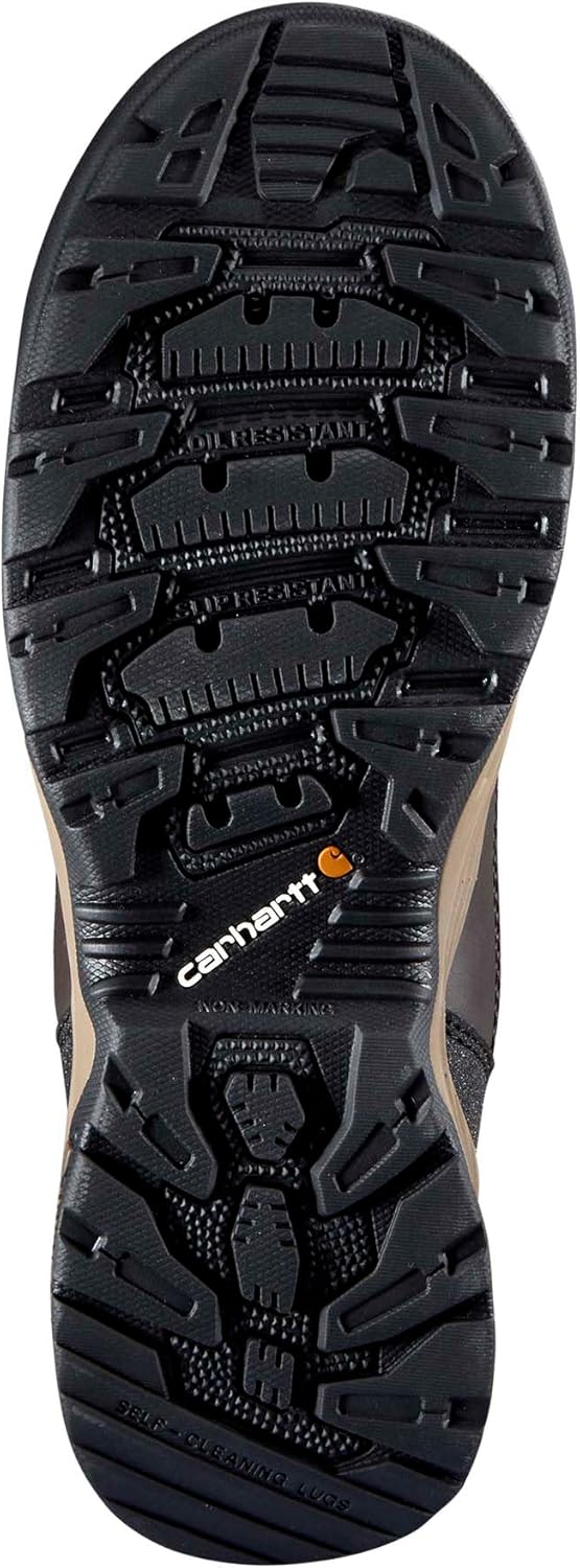 Carhartt мужские рабочие ботинки Force HD 6" с композитным мыском, противоскользящие, с рейтингом EH, с подкладкой FastDry, Dark Brown — фото 4