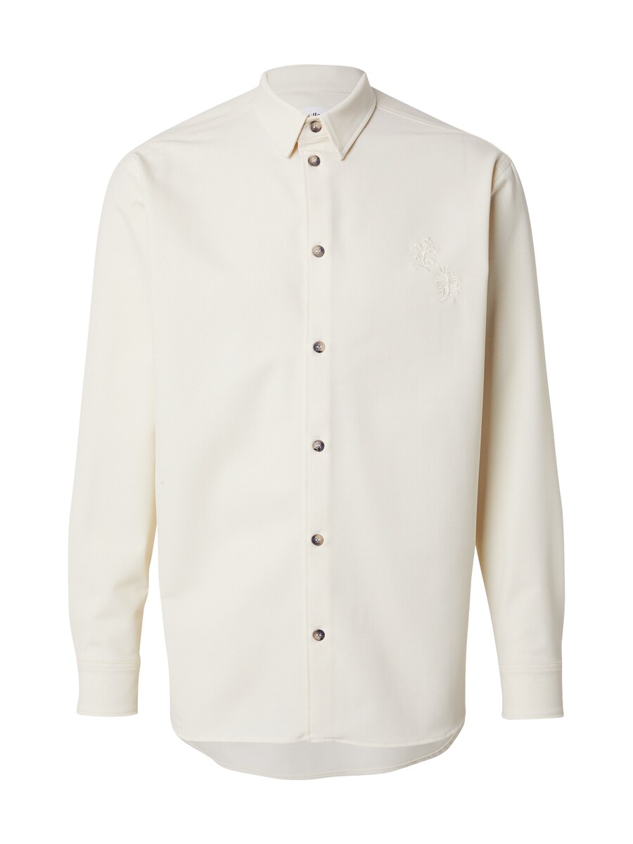 

Рубашка на пуговицах классического кроя Soulland DAMON, Off white