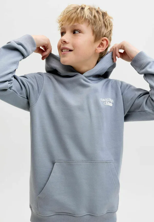 Толстовка с капюшоном Jornorrebro typo back hood sn jnr hoodie Jack & Jones Junior, пассатные ветры — фото 4