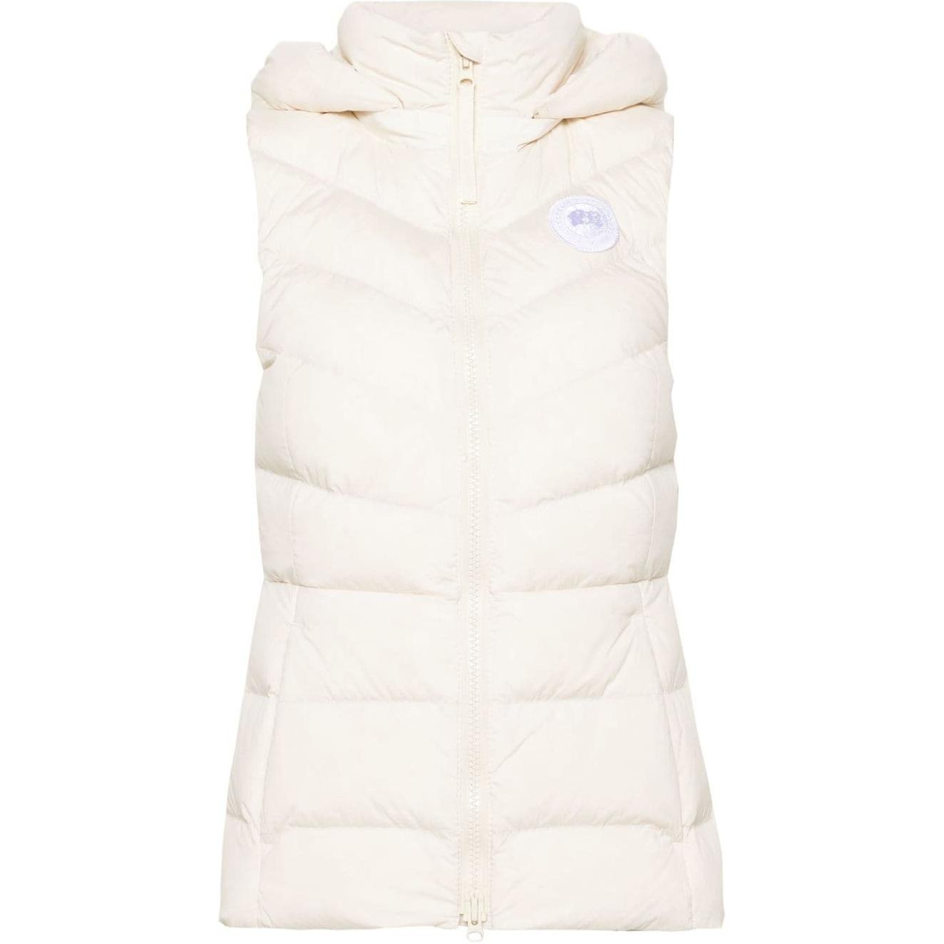 

Жилет с нашивкой-логотипом Clair Canada Goose, бежевый