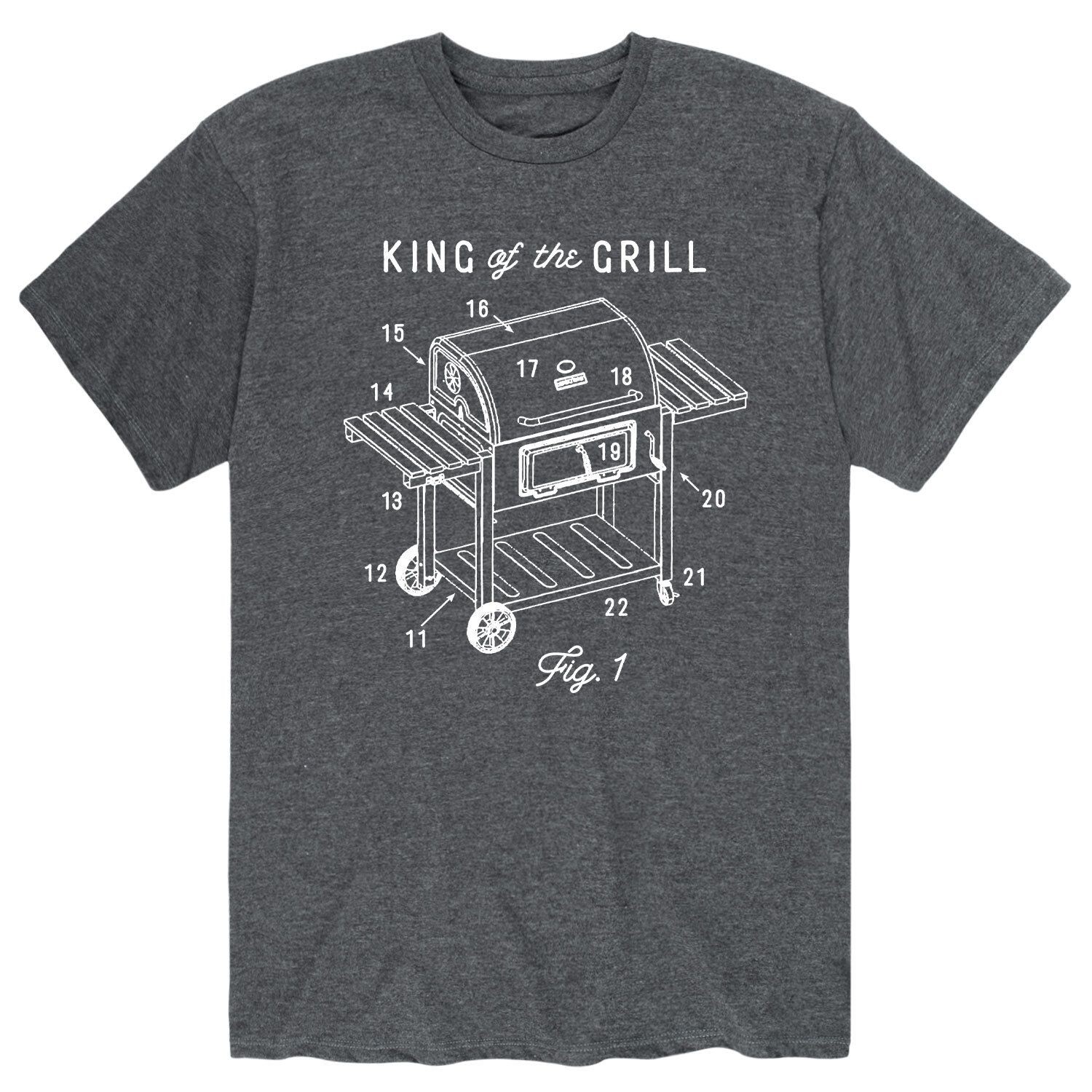 

Мужская футболка с рисунком King Of The Grill Licensed Character