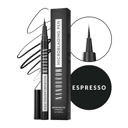 Маркер для макияжа бровей Espresso — эффект микроблейдинга для четких, густых и наполненных бровей, Nanobrow — фото 2