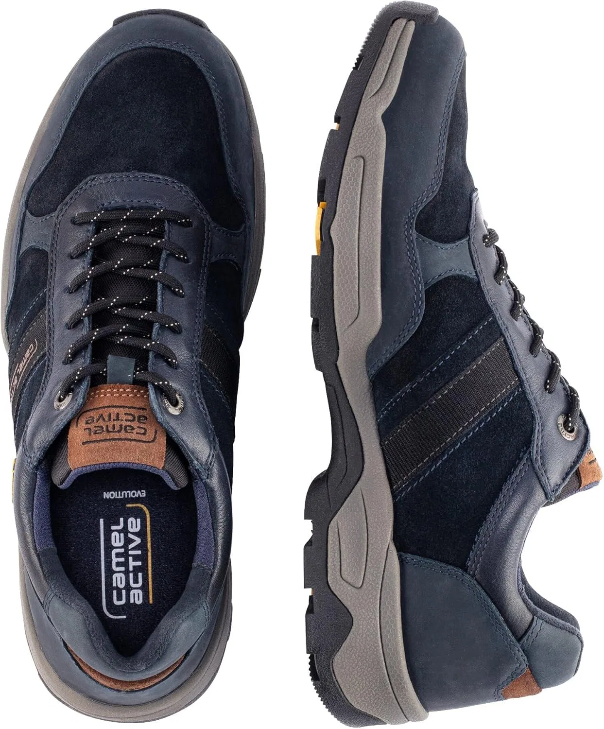 Мужские кроссовки Camel Active Evolution из натуральной кожи, синие — фото 2