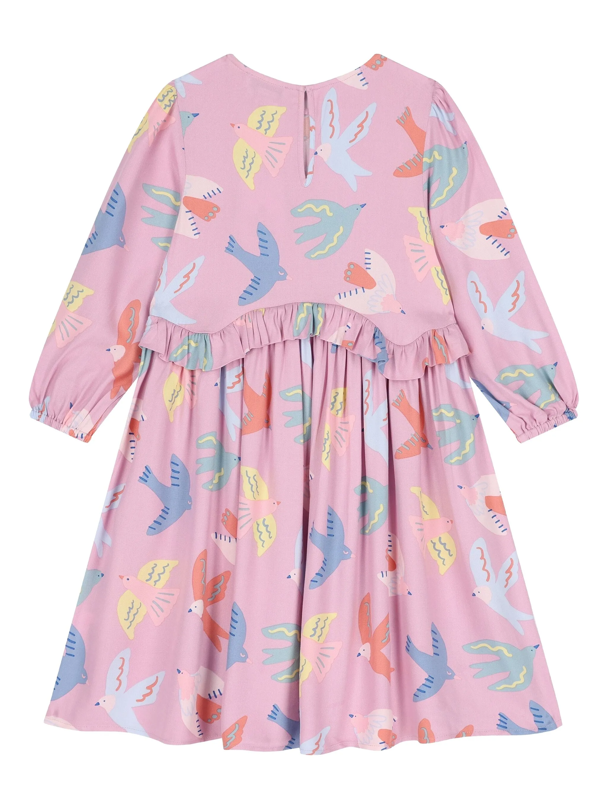Платье с оборками Stella Mccartney Kids, розовый — фото 2