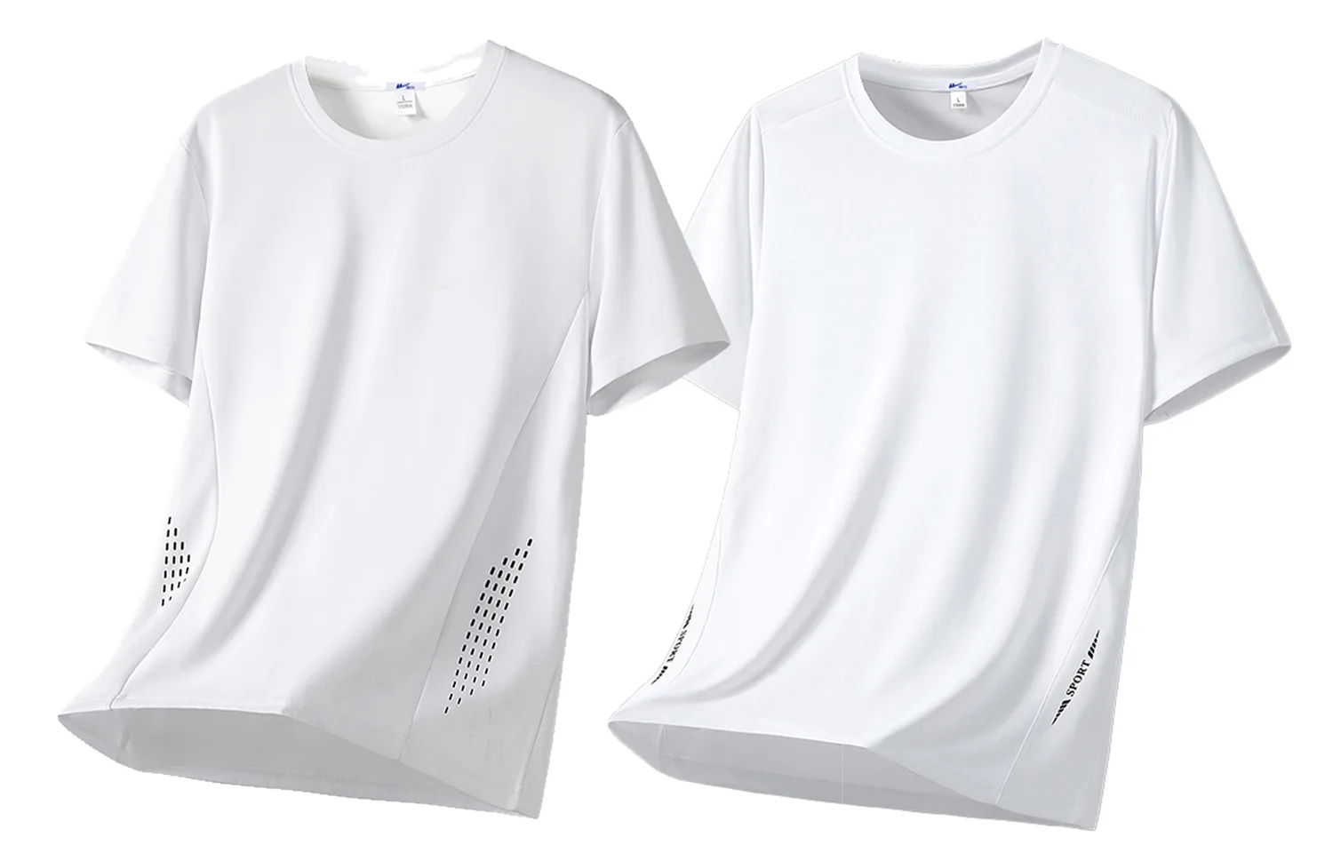 Коллекция "Riding The Wind" спортивная одежда унисекс WARRIOR, 21 White+17 White (2 Pack Ice Silk T-Shirt)