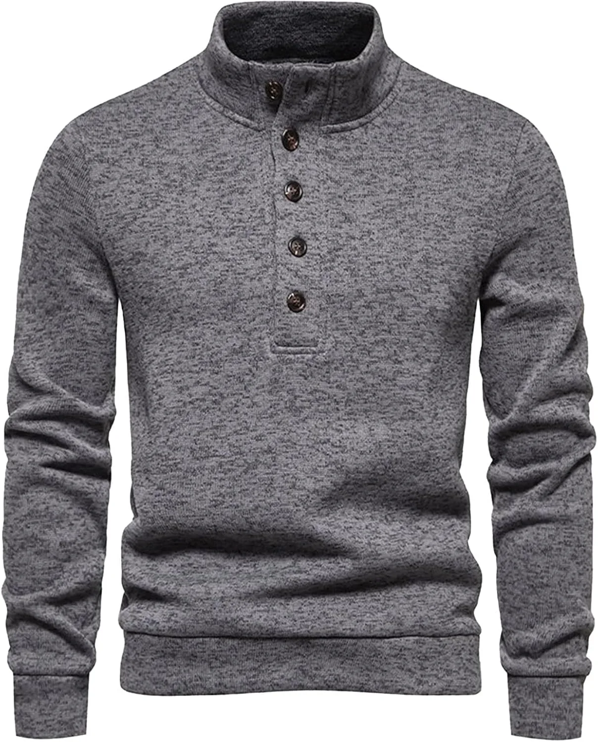 Термобельевая толстовка-пуловер для мужчин Casual Thermal Fleece Slim Fit