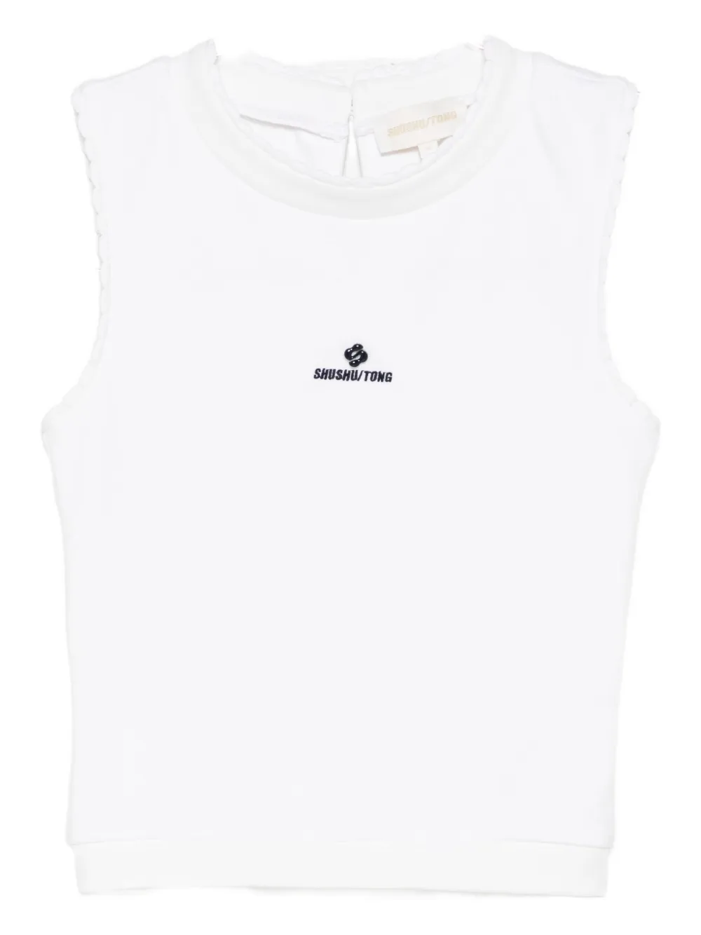 

Топ с логотипом Shushu/Tong, белый
