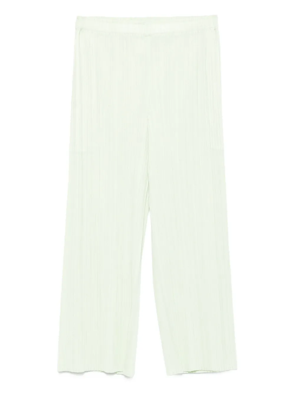 

Укороченные брюки со складками Pleats Please Issey Miyake, зеленый