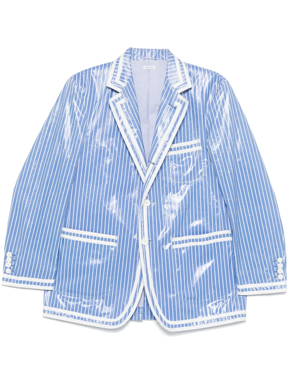 

Пиджак в полоску THOM BROWNE, синий