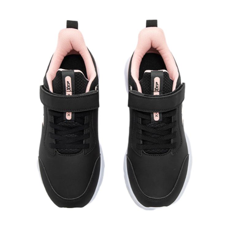 Износостойкие низкие детские беговые кроссовки Black Pink для подростков XTEP, Черный/Романтичный розовый — фото 2