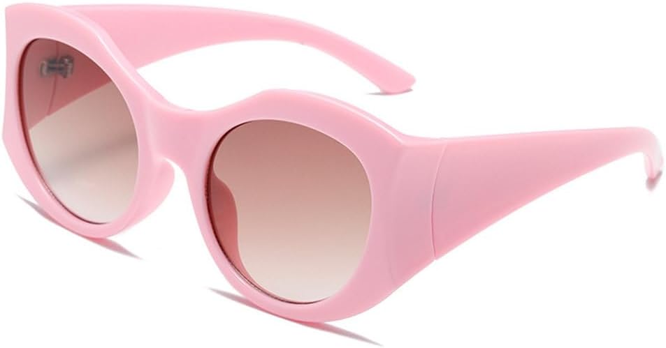 

Винтажные черно-оранжевые солнцезащитные очки «кошачий глаз», модные очки-бабочки большого размера, роскошные солнцезащитные очки с защитой от УФ-излучения UV400 TYUVIVO, Pink