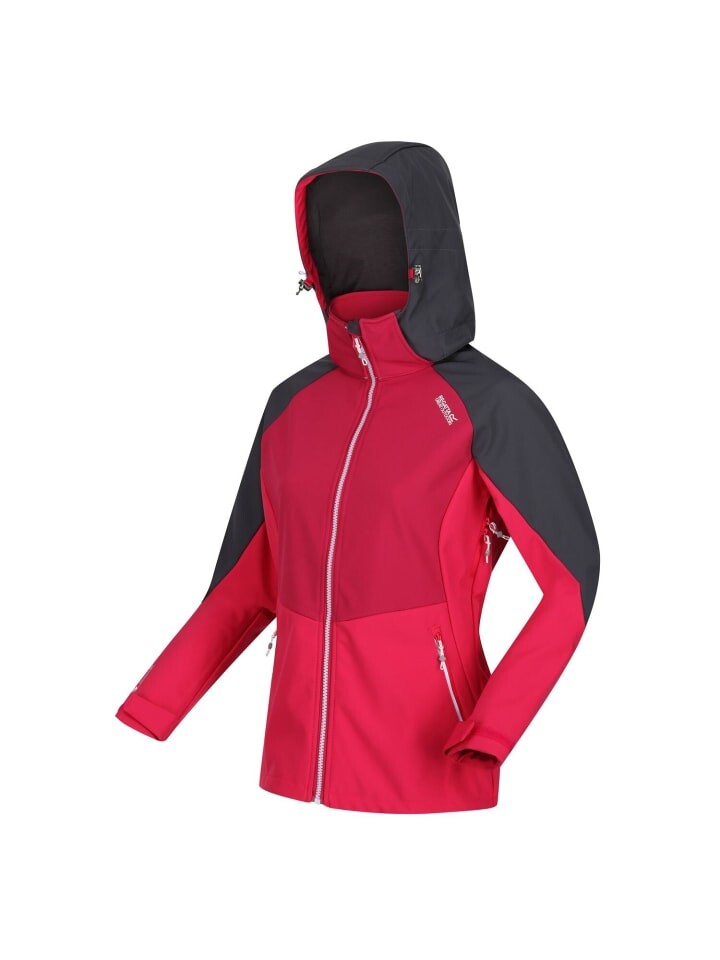 

Куртка софтшелл Regatta Softshelljacke mit Kapuze Desoto VIII, цвет Beere