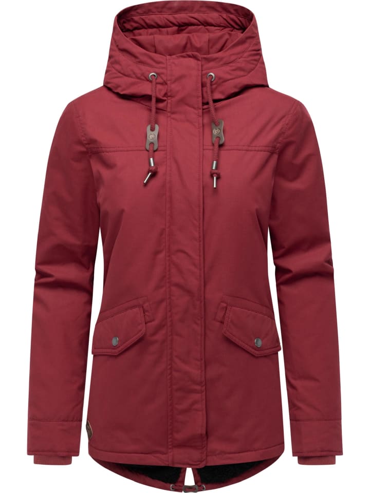 

Зимняя куртка Parkker Warm YOUMODO в цвете Wine Red ragwear