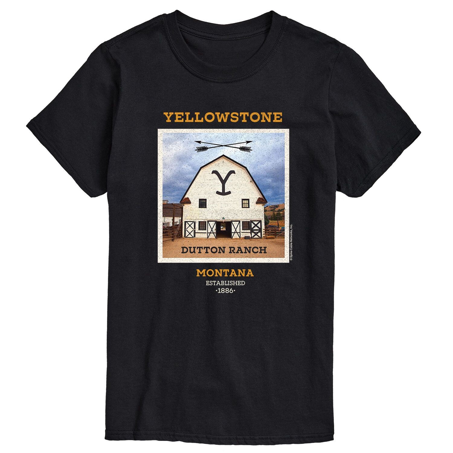 

Футболка Big & Tall Yellowstone Button Ranch Barn Licensed Character
