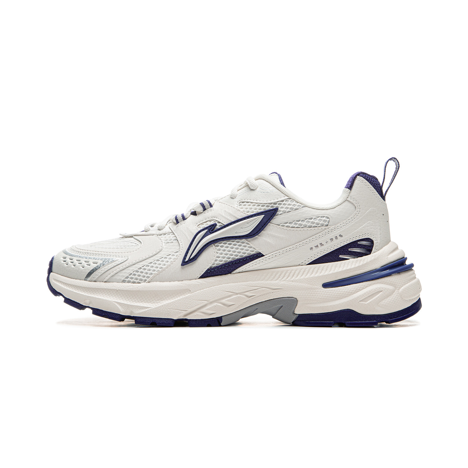 

Кроссовки LINING Beichen 2K Lifestyle Shoes Men Low-top Champagne White/Crown Blue, синий