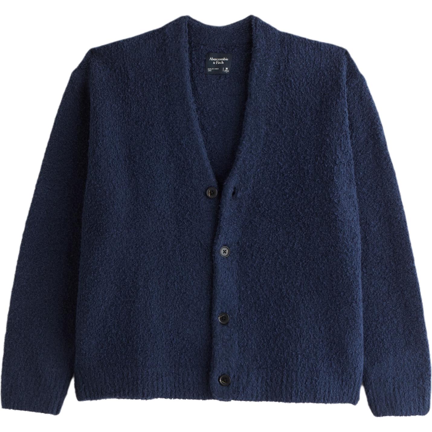 

Мужская трикотажная одежда Abercrombie＆Fitch, темный синий