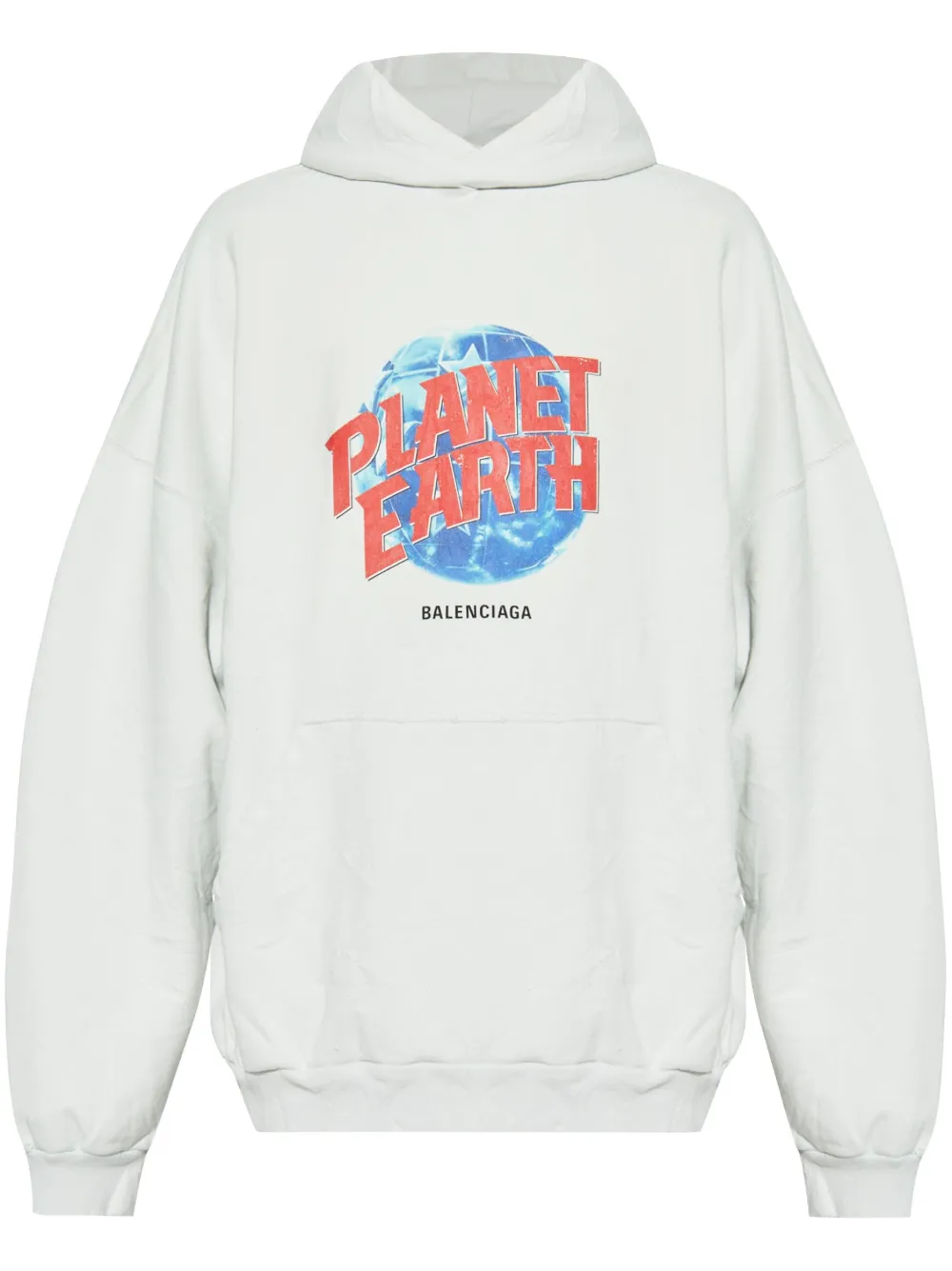 

Худи Planet Earth BALENCIAGA, белый