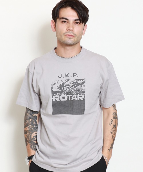 

Футболка, крой оверсайз, бренд JKP ROTAR, цвет светло-серый