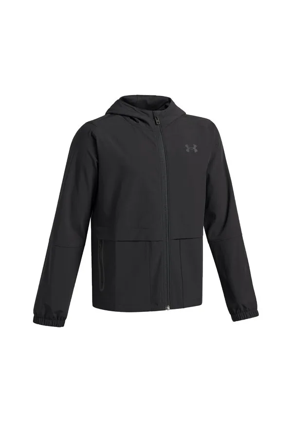 Неудержимая тканая легкая куртка Under Armour, Black — фото 3