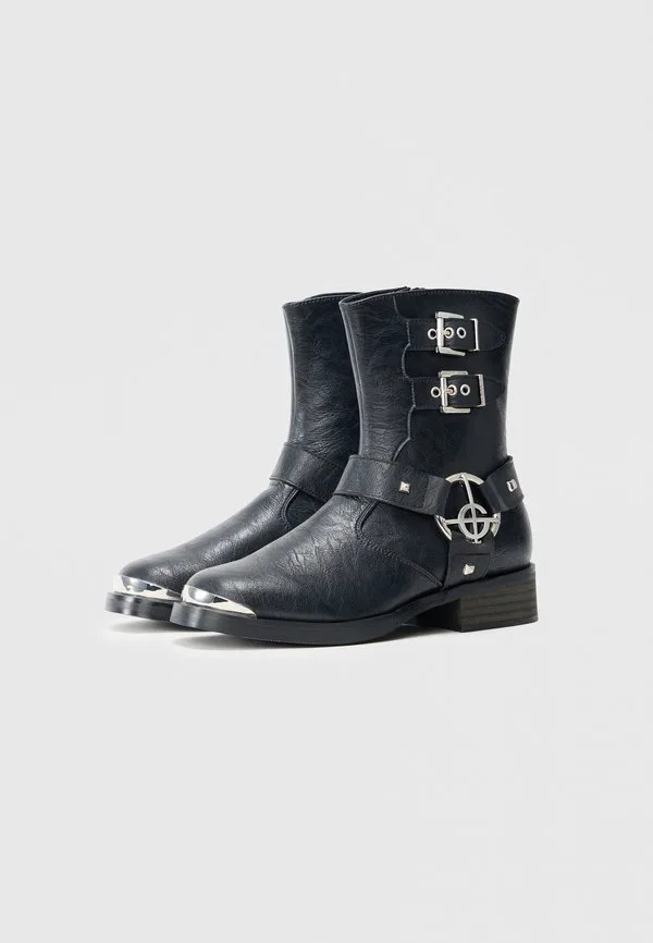 Ботинки на щиколотку для ковбоев/байкеров "безымянные упыри" Koi Footwear, Black — фото 2
