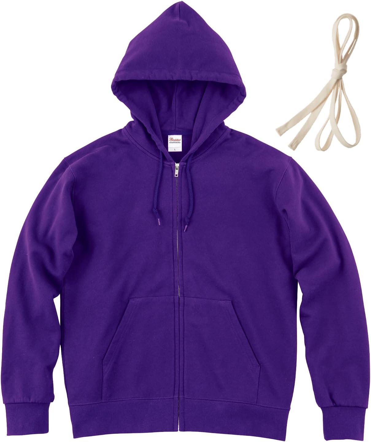 

Мужская толстовка Printstar 00189-NNZ, 273 г, на флисовой подкладке, стандартный капюшон с застежкой-молнией, фиолетовый