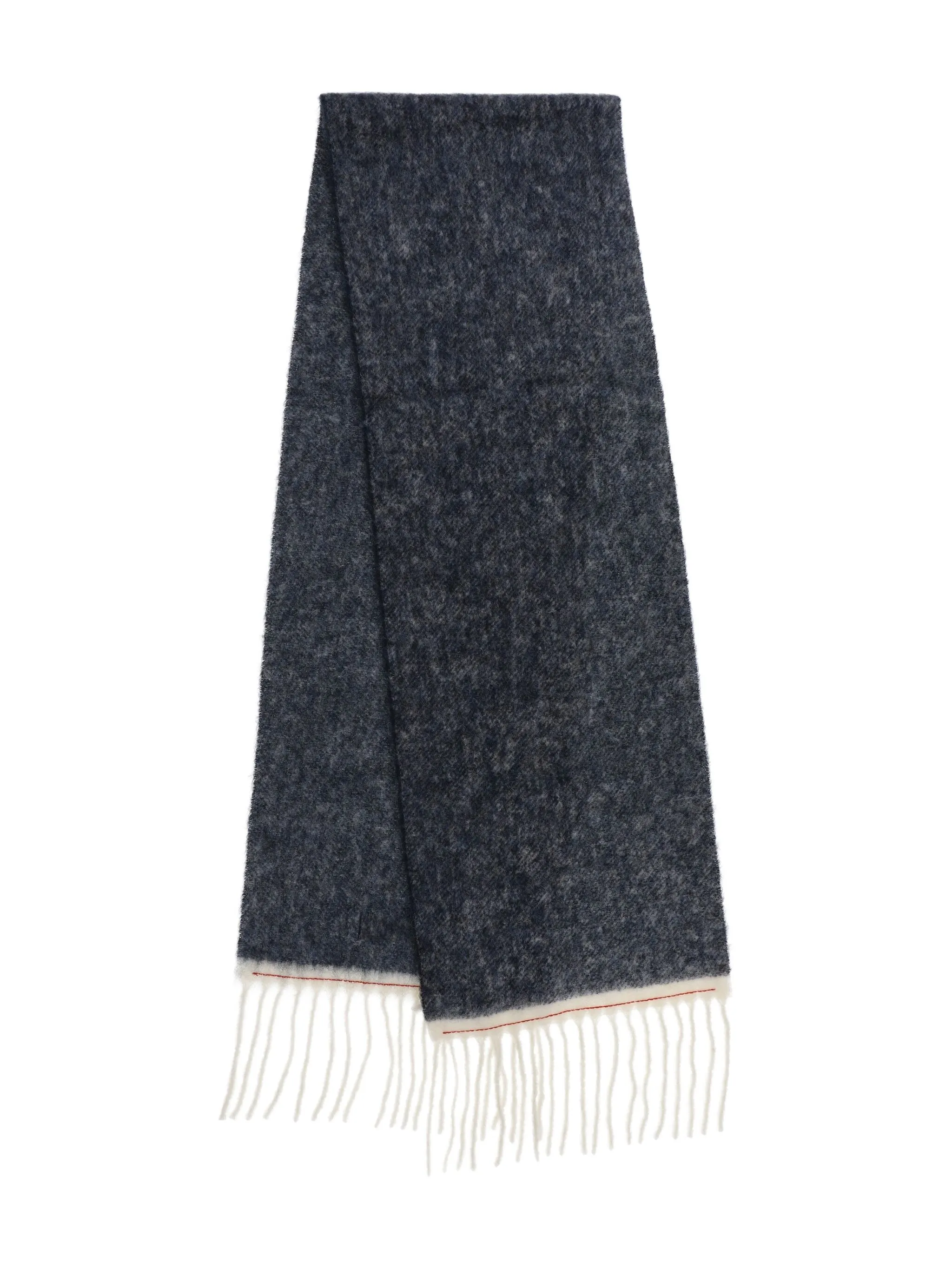 

Шарф с бахромой Jacquemus, серый