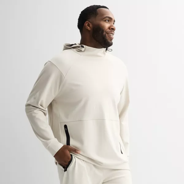 

Толстовка с капюшоном Ponte для больших и высоких людей Tek Gear, цвет sand trap