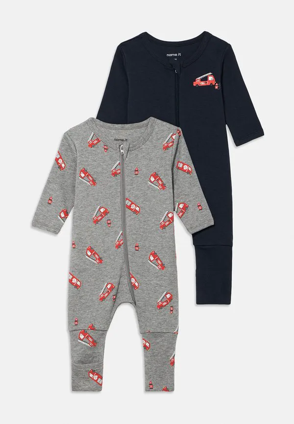 Пижама nbmnightsuit firetruck (2 шт.) Name It, Grey Melange