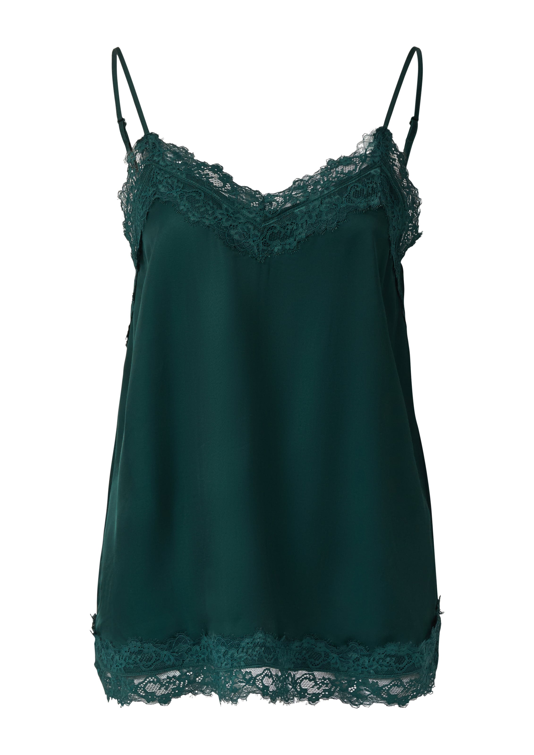 

s.Oliver Топ в темно-зеленом цвете