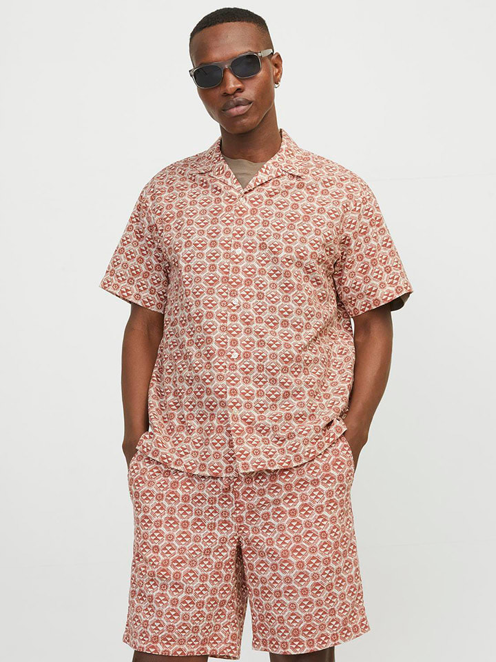 

Рубашка Jack & Jones, цвет rot/weiß