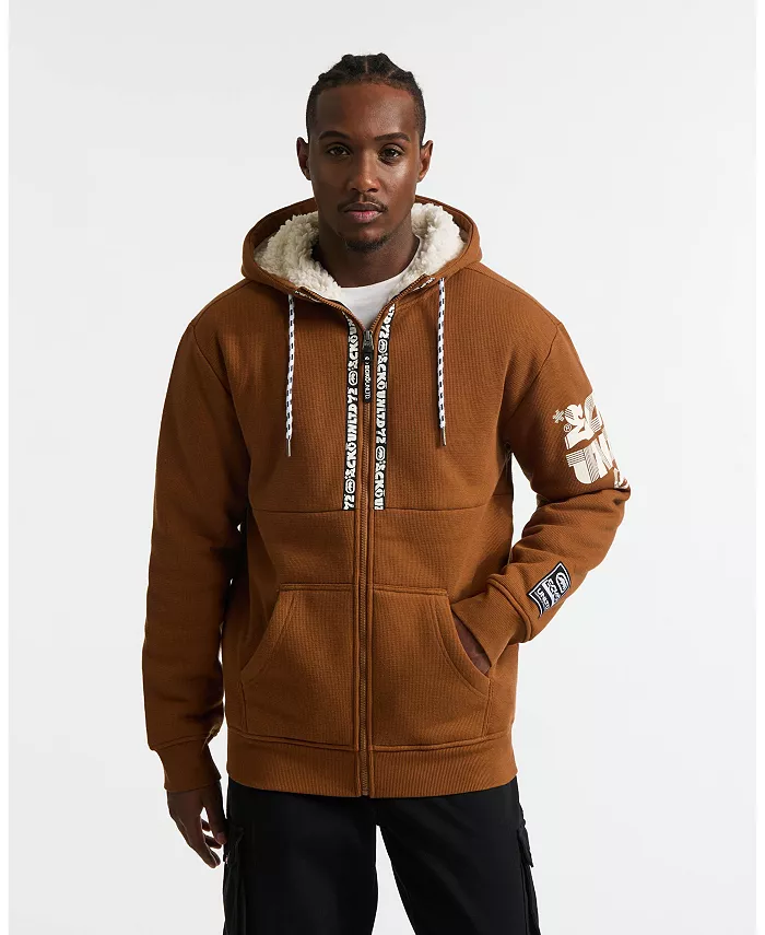 

Мужская толстовка с начесом Birth Year Ecko Unltd, коричневый