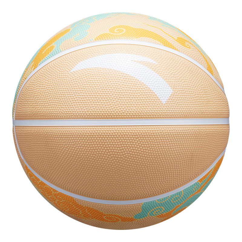 

ANTA Китайский резиновый баскетбольный мяч orange yellow размер 5/7 тренировочный соревновательный unisex