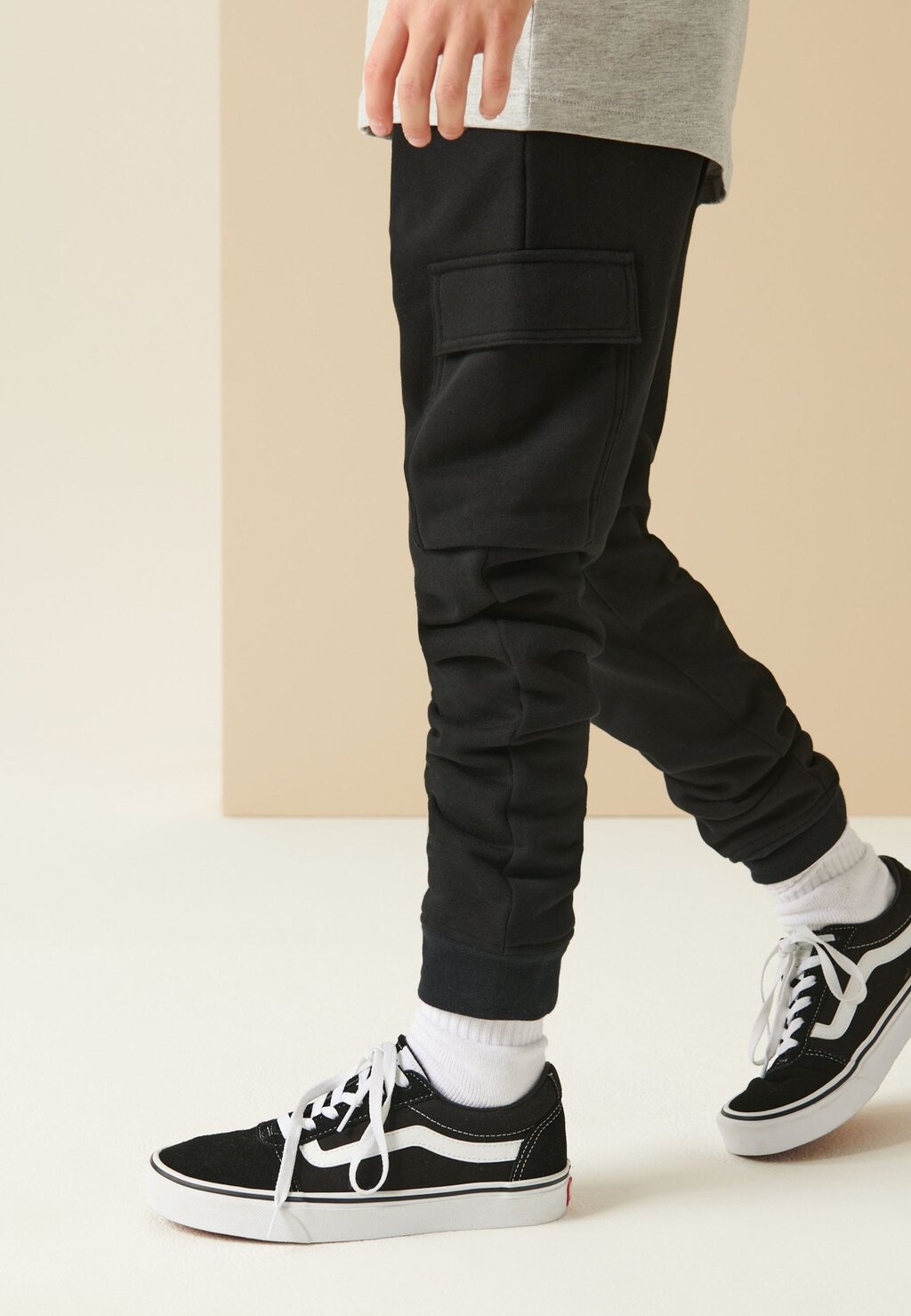 

Брюки карго JOGGERS 3-16YRS Next, цвет black
