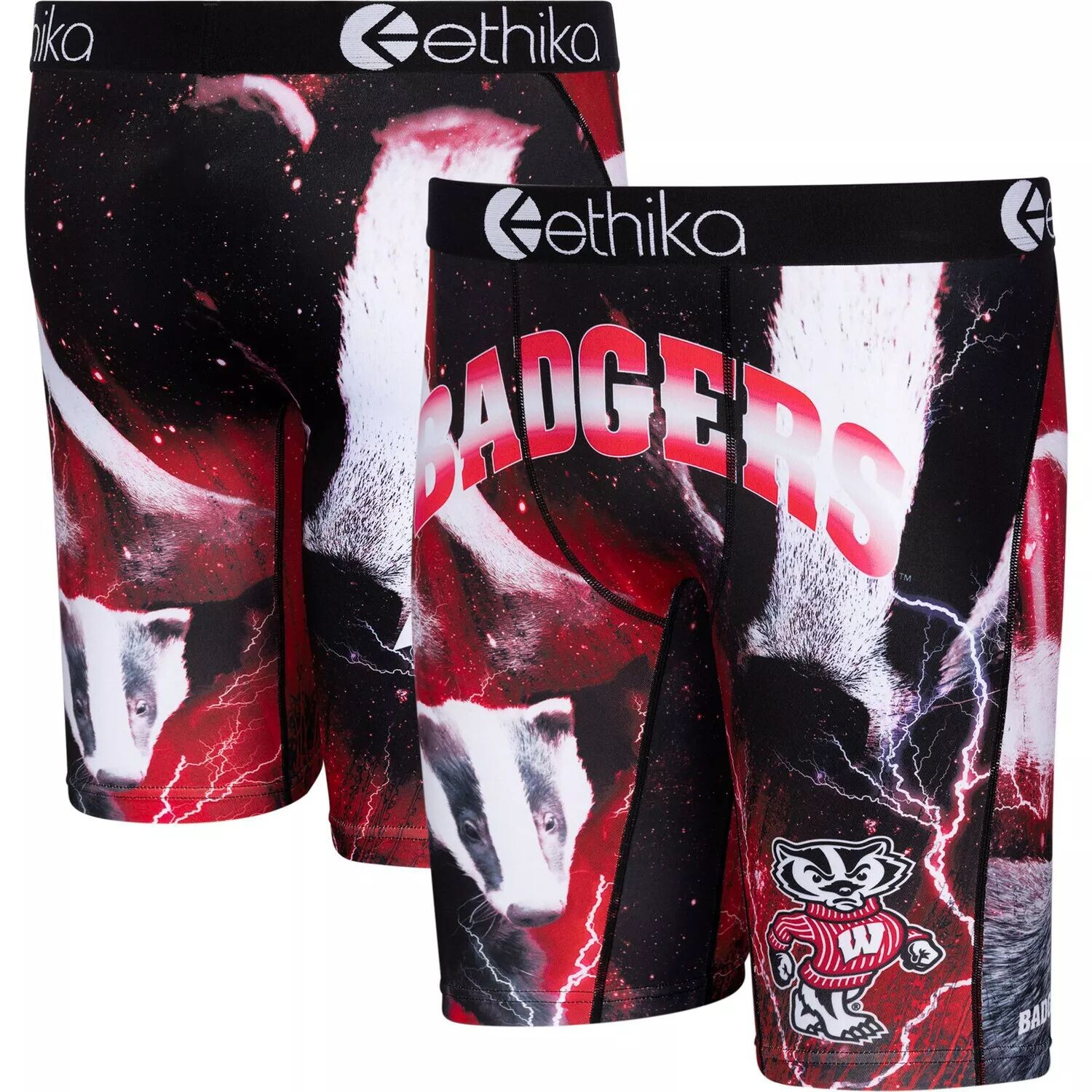 

Мужские трусы-боксеры Ethika Red Wisconsin Badgers Spirit