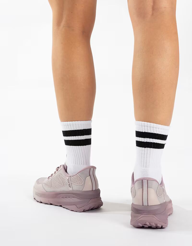 Кроссовки Skechers Switch Back Mist для походов в розовых тонах — фото 3