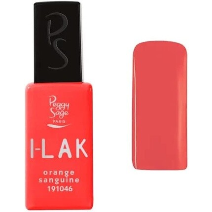 

Полуперманентный гель-лак I-Lak Soak Off Blood Orange, 11 мл, Peggy Sage