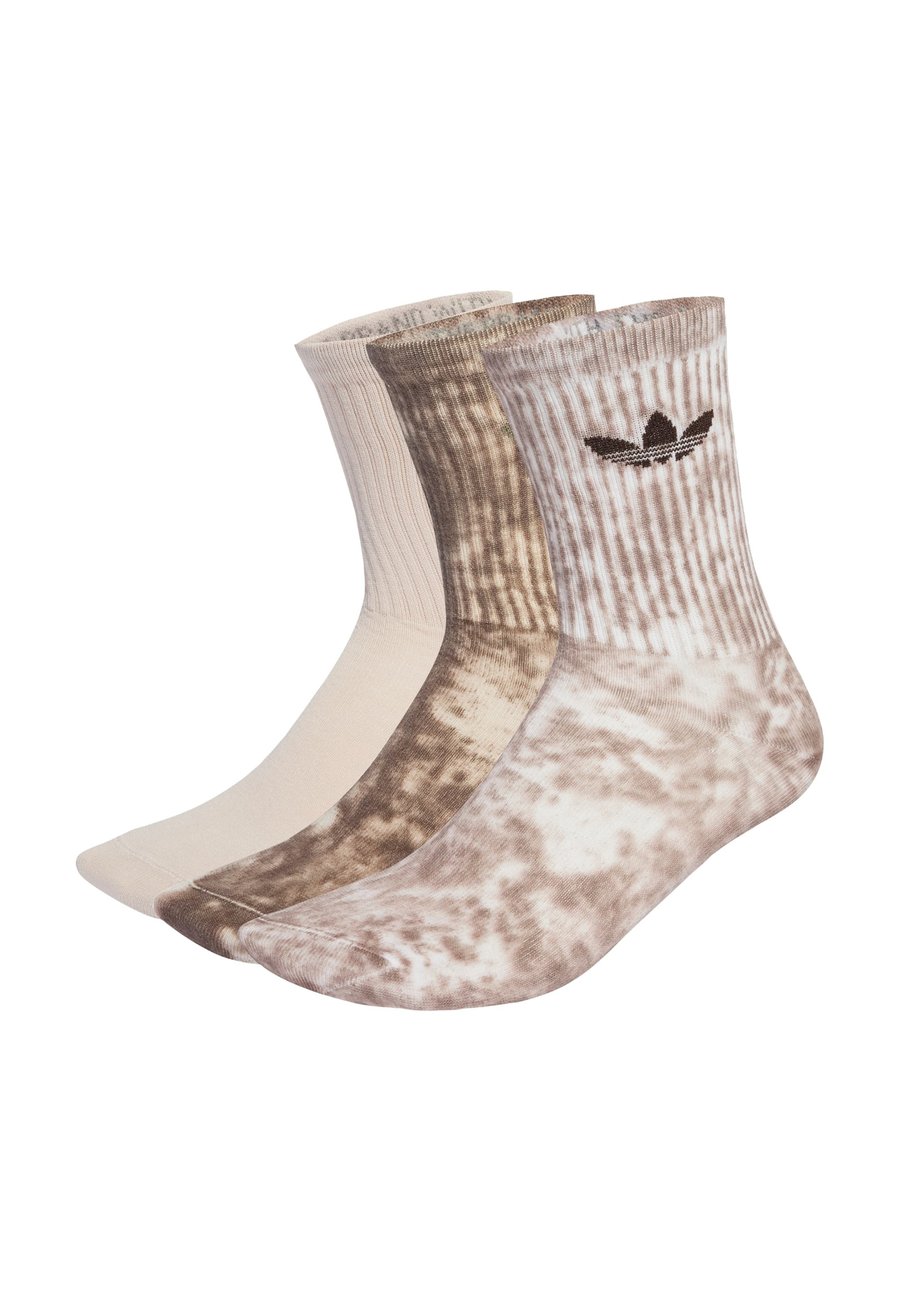 

Носки Adidas Originals TIE DYE 3 PACK UNISEX, Trace Brown Dark Brown Putty Mauve/Multi-Coloured
