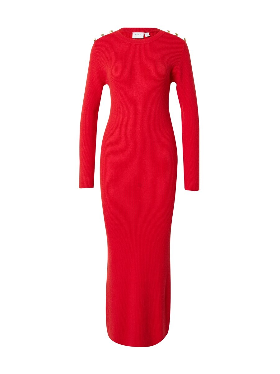 

Вязаное платье VILA Knitted dress, красный