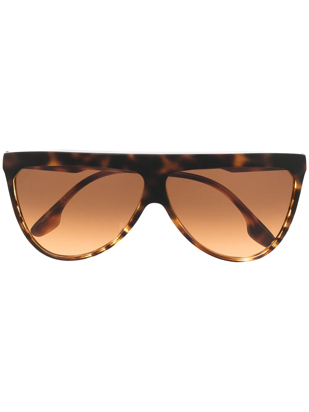 

Солнцезащитные очки-пилоты Flat Top V Victoria Beckham Eyewear, коричневый