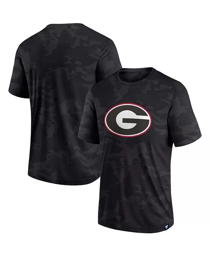 

Мужская черная футболка с камуфляжным логотипом Georgia Bulldogs Fanatics