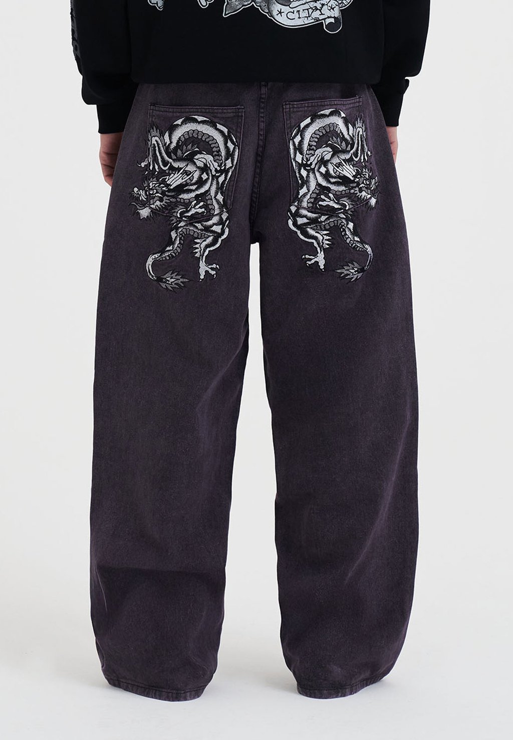 

Джинсы прямого кроя TWISTED DRAGON TINTED Ed Hardy, фиолетовый