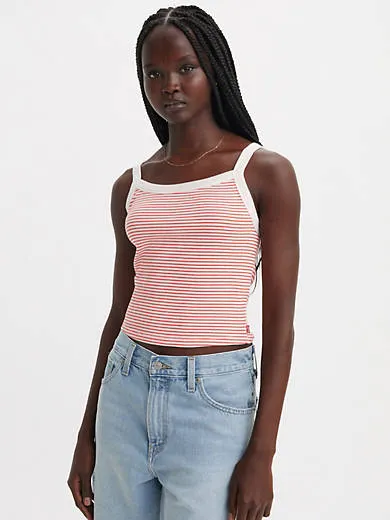 

Базовая спортивная майка в рубчик Levi's, красный