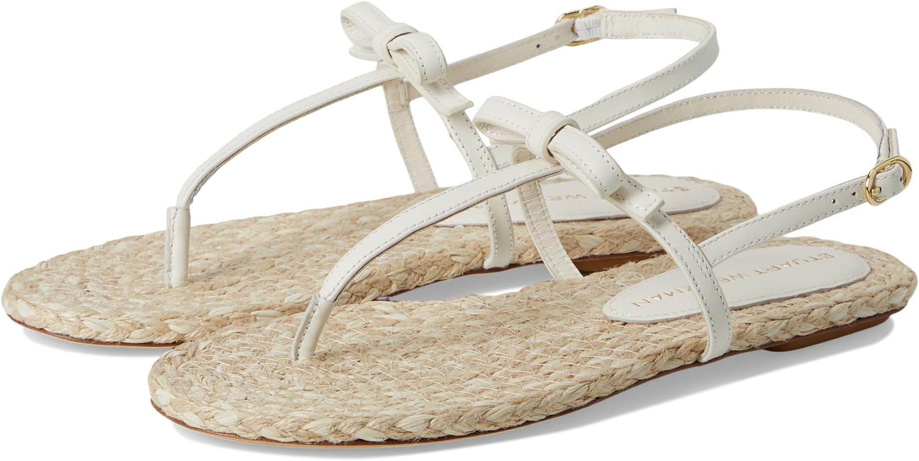 Сандалии Stuart Weitzman Felicity Espadrille Sandal, Cream/Natural