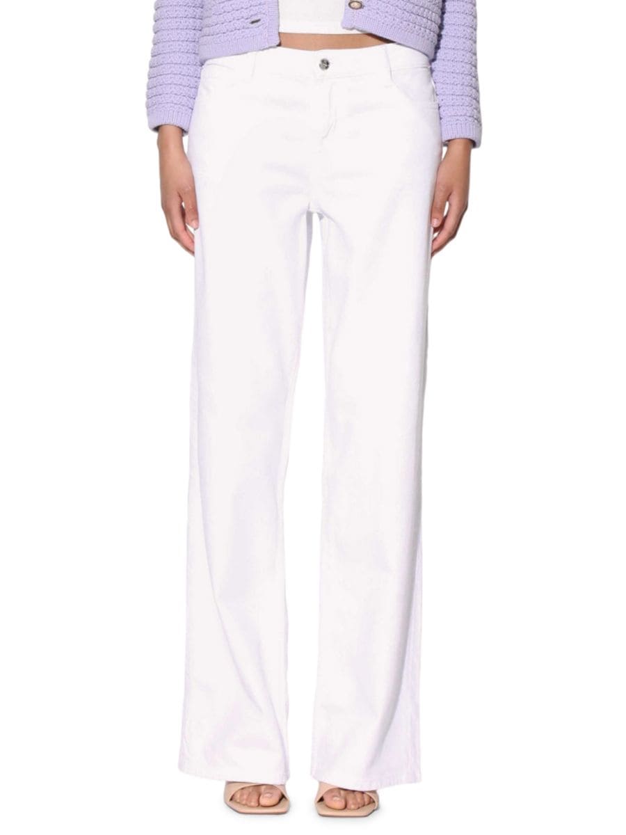 

Широкие джинсы Elena Denim Walter Baker, белый